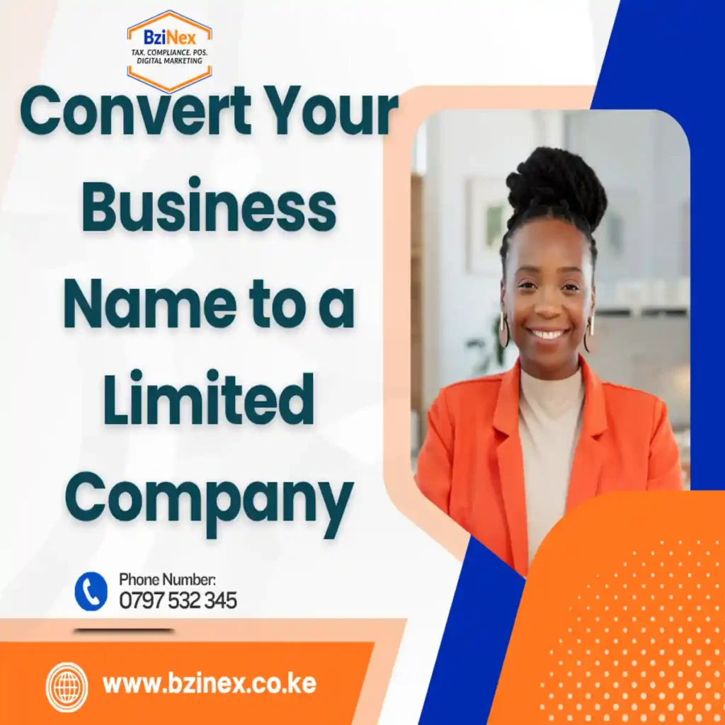 Convert Business Name To Limited Company in Kenya