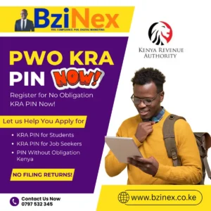 KRA PIN Without Obligation (PWO) in Kenya