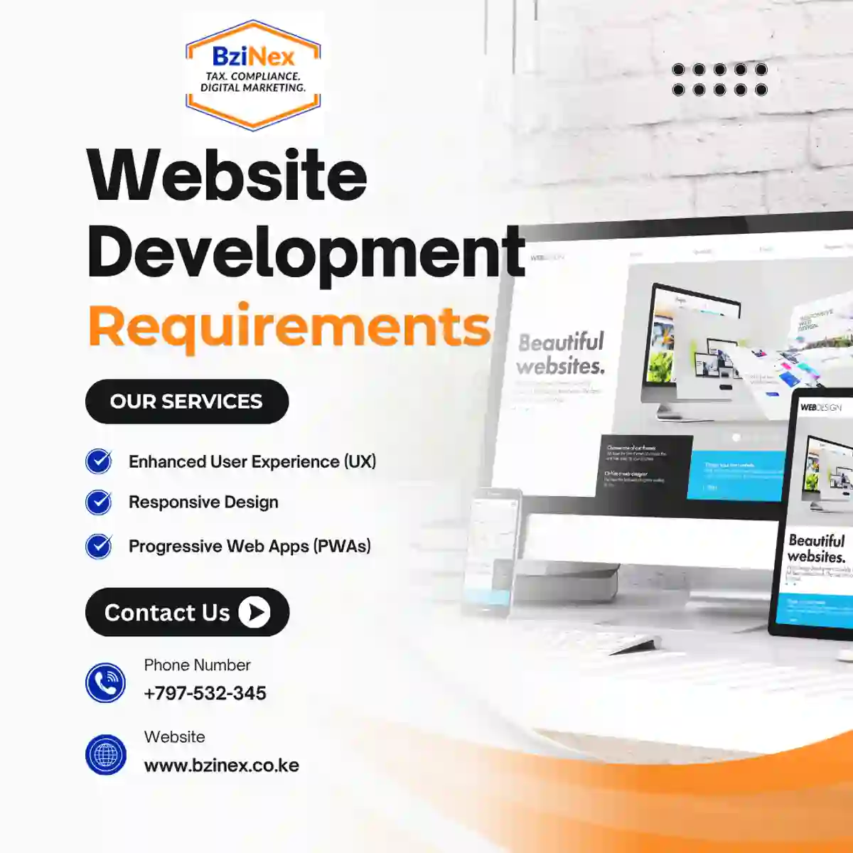 website requirements