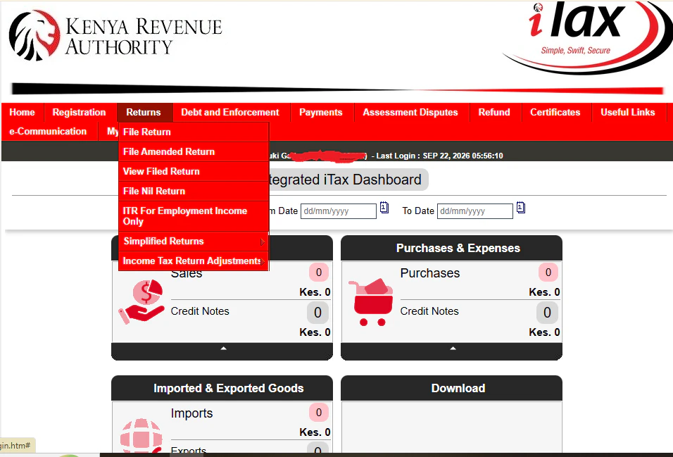 KRA returns online