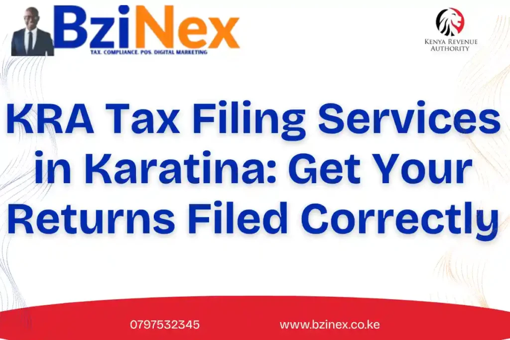 KRA Tax Filing Services in Karatina