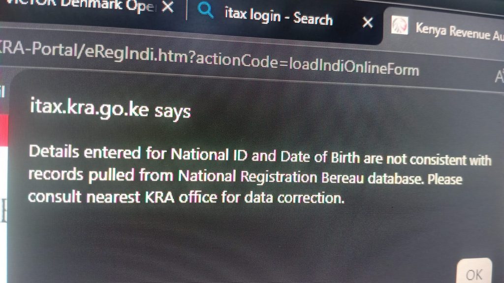 KRA Return Filing Errors 
