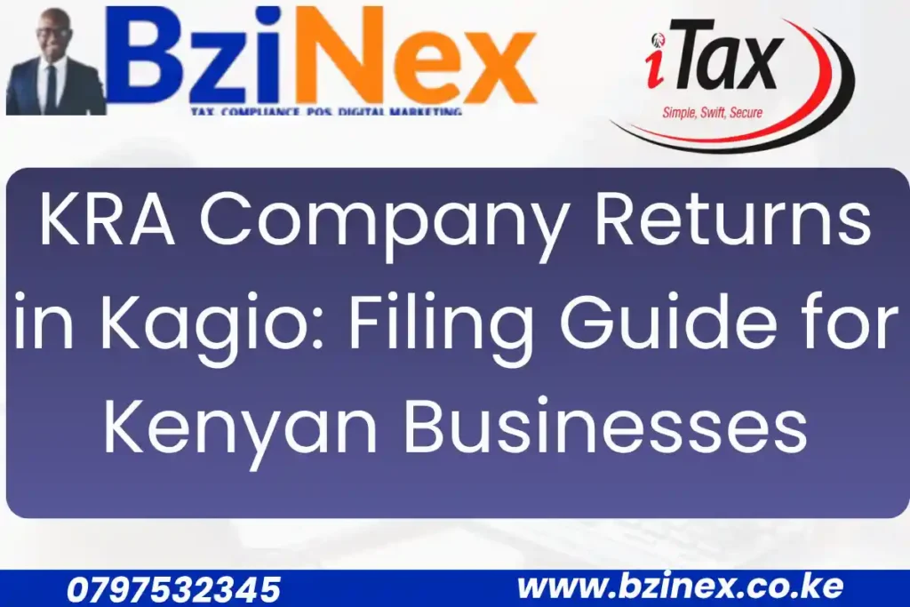 KRA Company Returns in Kagio