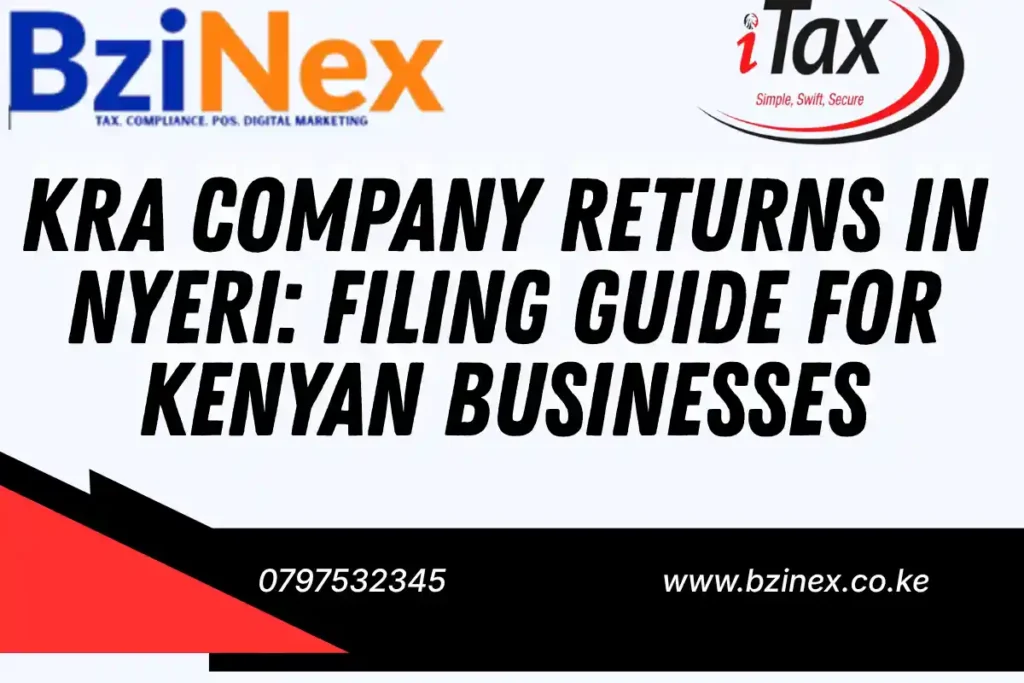 KRA Company Returns Filing in Nyeri