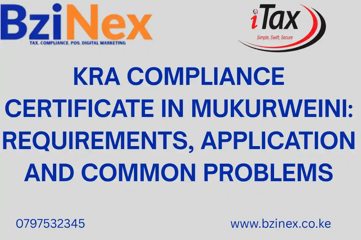 KRA Compliance Certificate in Mukurweini