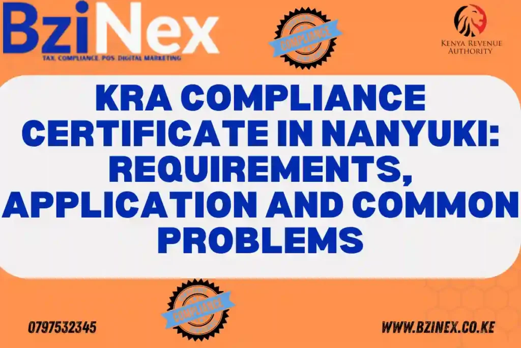 KRA Compliance Certificate in Nanyuki