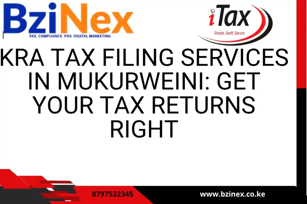 KRA Tax Filing Services in Mukurweini