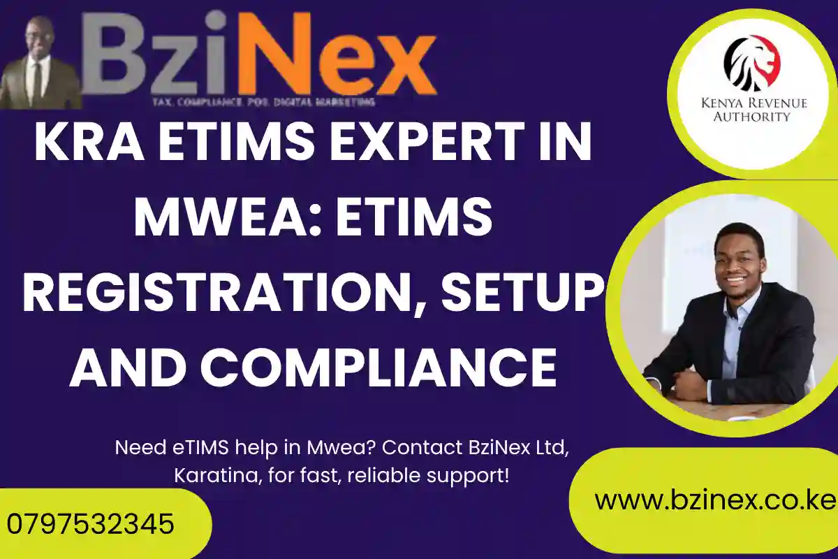 KRA eTIMS Expert in Mwea