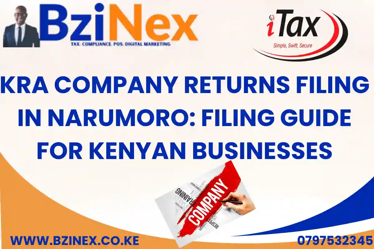 KRA Company Returns Filing in Narumoro